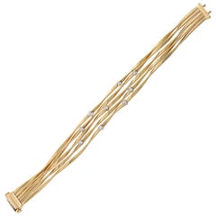 Marco Bicego Bracelet Marrakech à 5 rangs de diamants