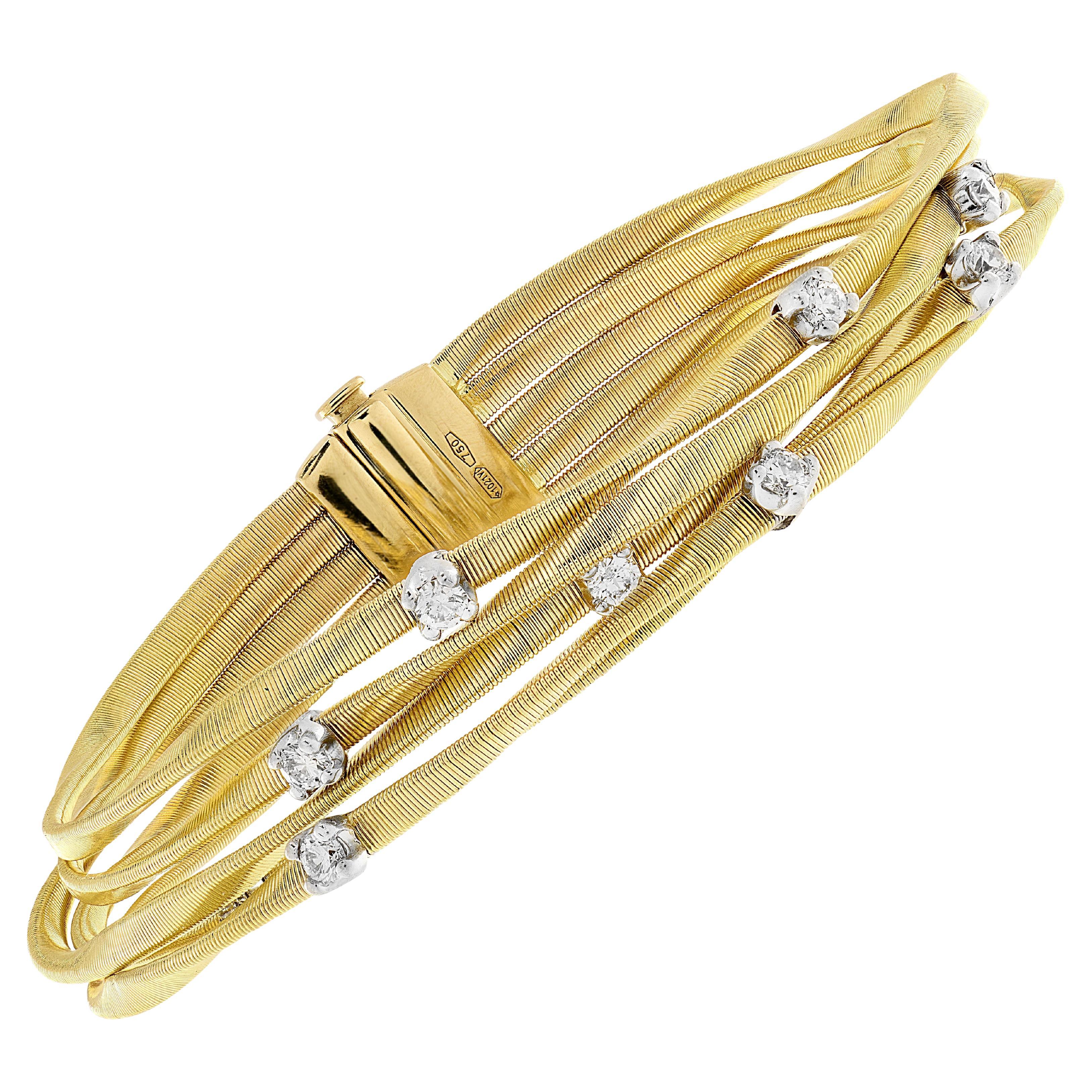 Marco Bicego 5 Strand Diamond Marrakech Bracelet