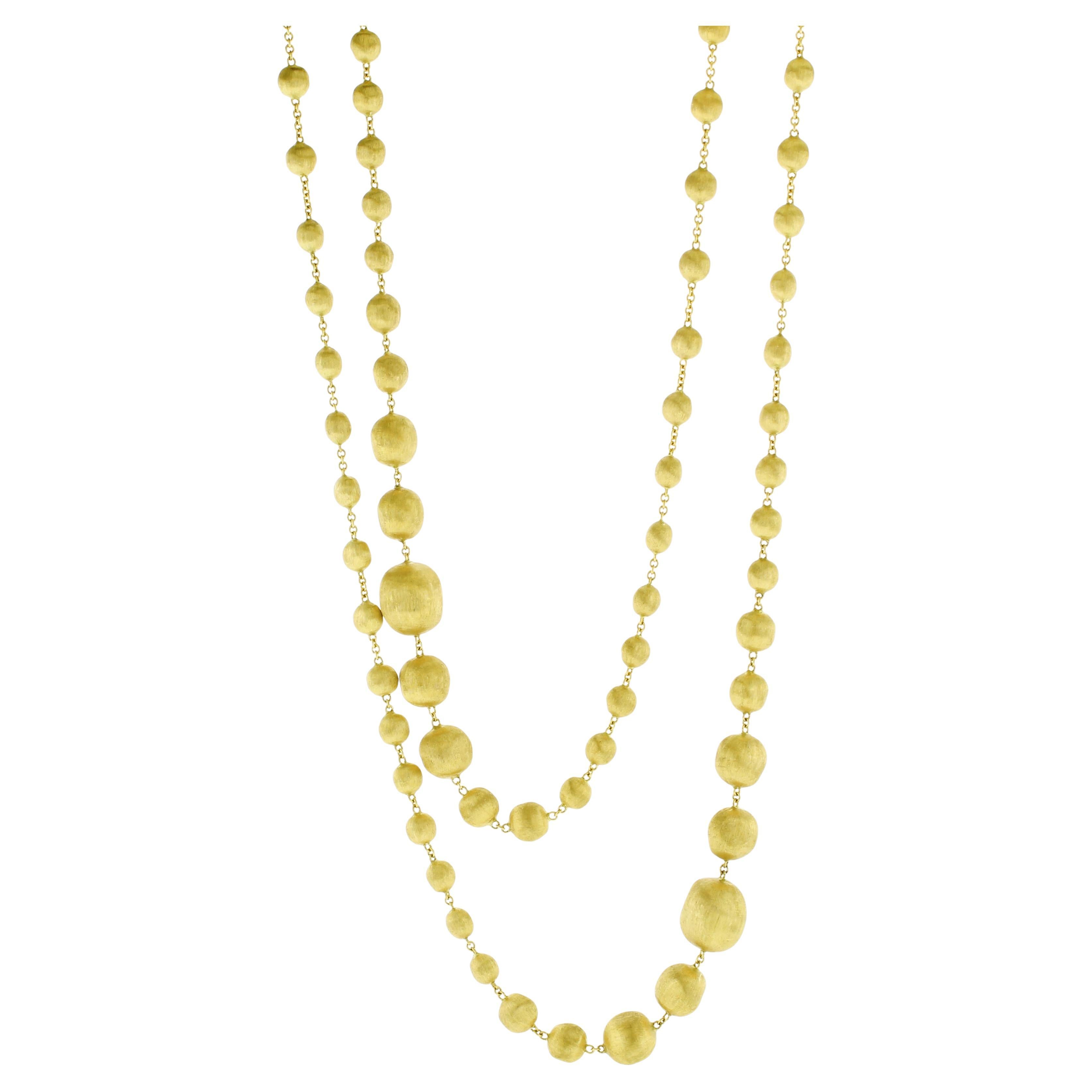 Marco Bicego Africa 18Kt  Gold  Necklace For Sale