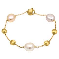 Marco Bicego Africa Pearl Bracelet in 18k Yellow Gold