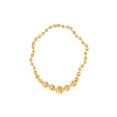 Marco Bicego Africa Yellow Gold Ball Necklace CB1329 Y