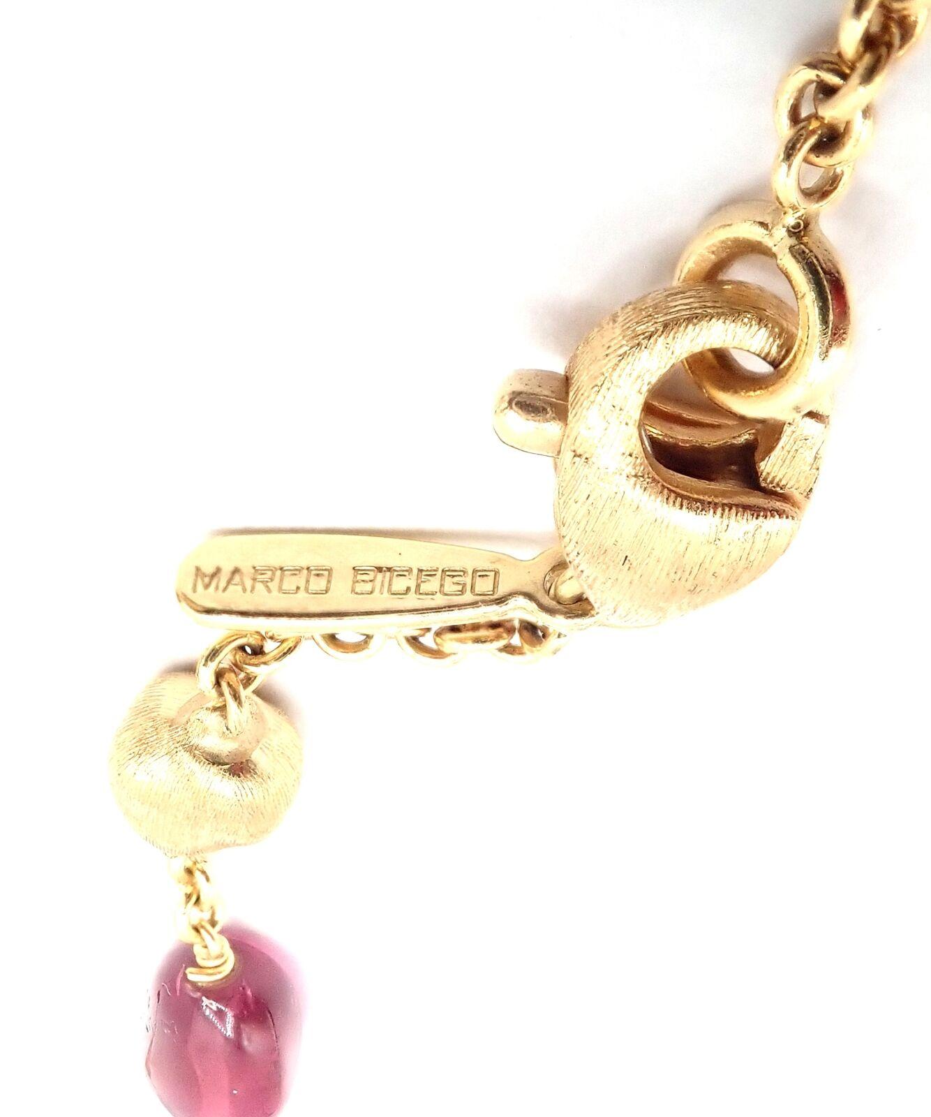 Marco Bicego Collier long en or jaune avec améthyste, rhodolite et grenat de 31 pouces Excellent état - En vente à Holland, PA