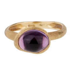 Marco Bicego Amethyst Textured Gold Ring