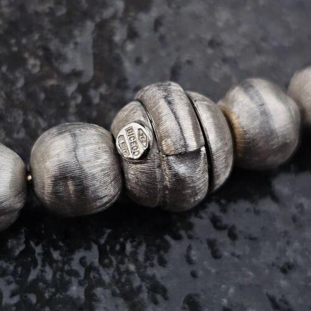 Marco Bicego Ball Bead Chain Necklace 18k White Gold 17