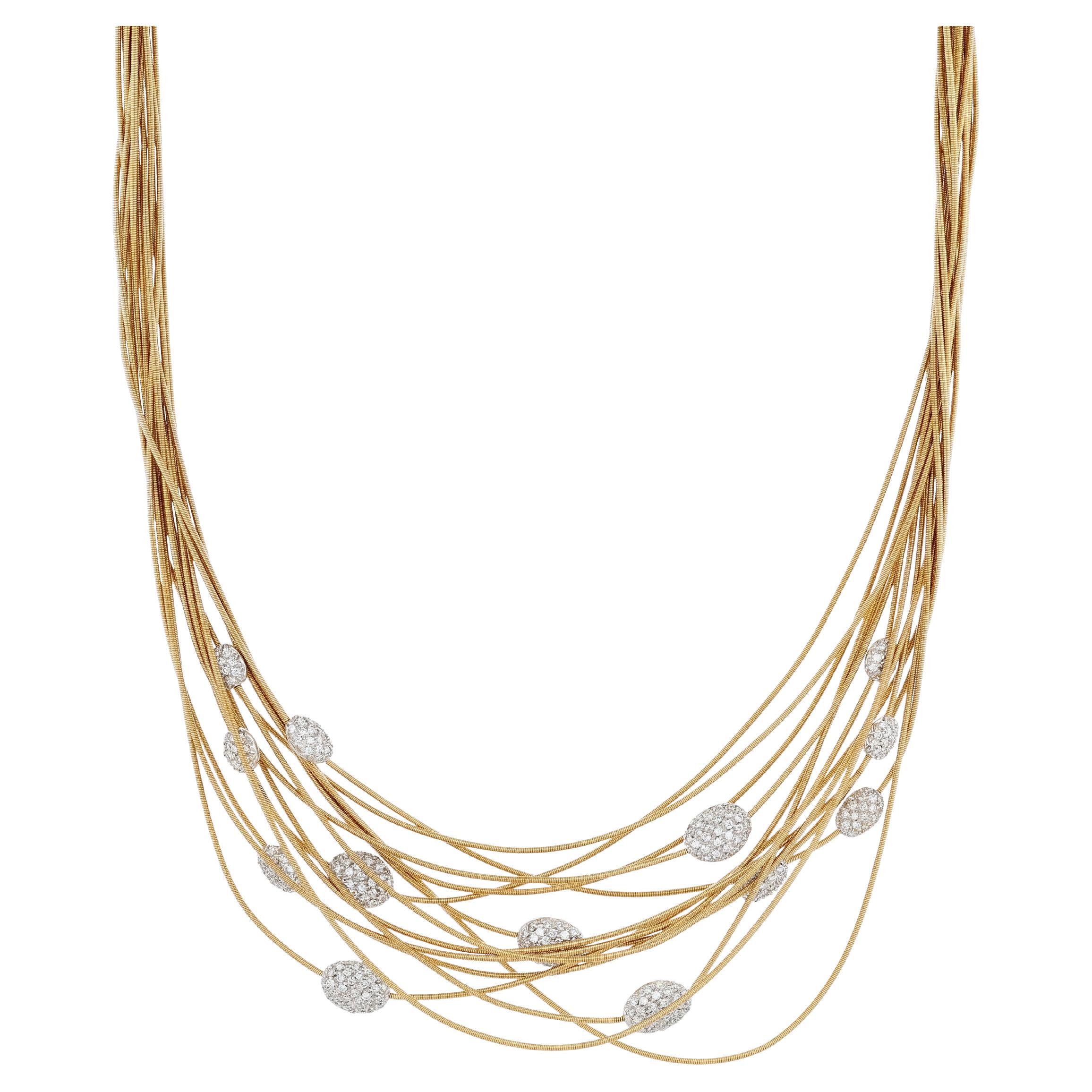 Collana Cairo in oro e diamanti di Marco Bicego