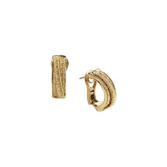Marco Bicego Cairo Yellow Gold Woven Hoop Earrings OG306 Y 01