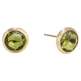 Marco Bicego Color Yellow Gold Gemstone Stud Earrings OB957 PR01 For Sale
