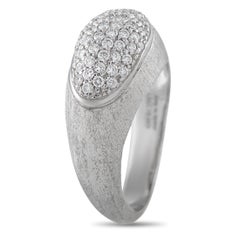 Marco Bicego Confetti Isola 18K White Gold 0.41ct Diamond Ring MB22-070225