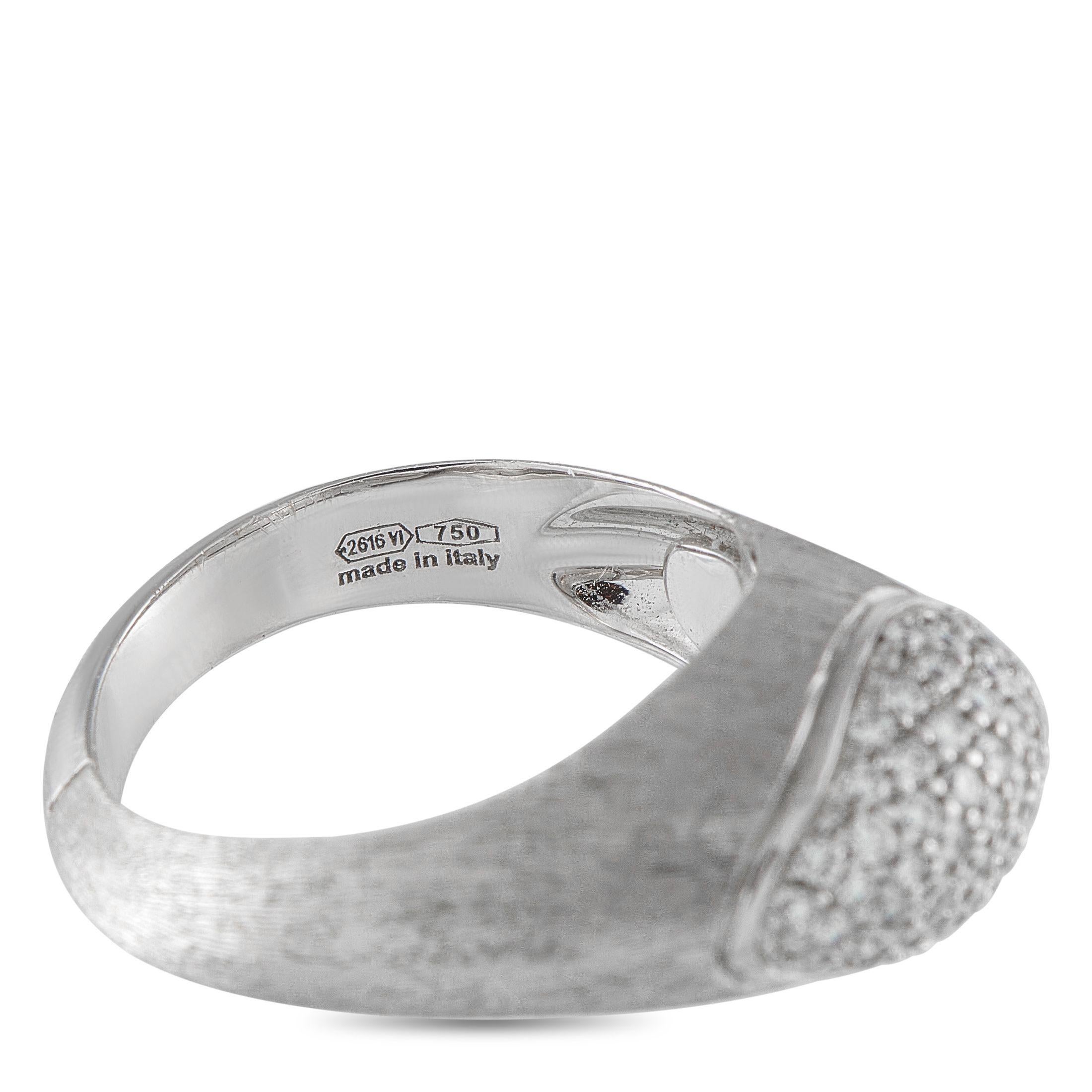 Marco Bicego Confetti Isola 18K Weißgold 0,41ct Diamant Ring MB22-070225 Damen im Angebot