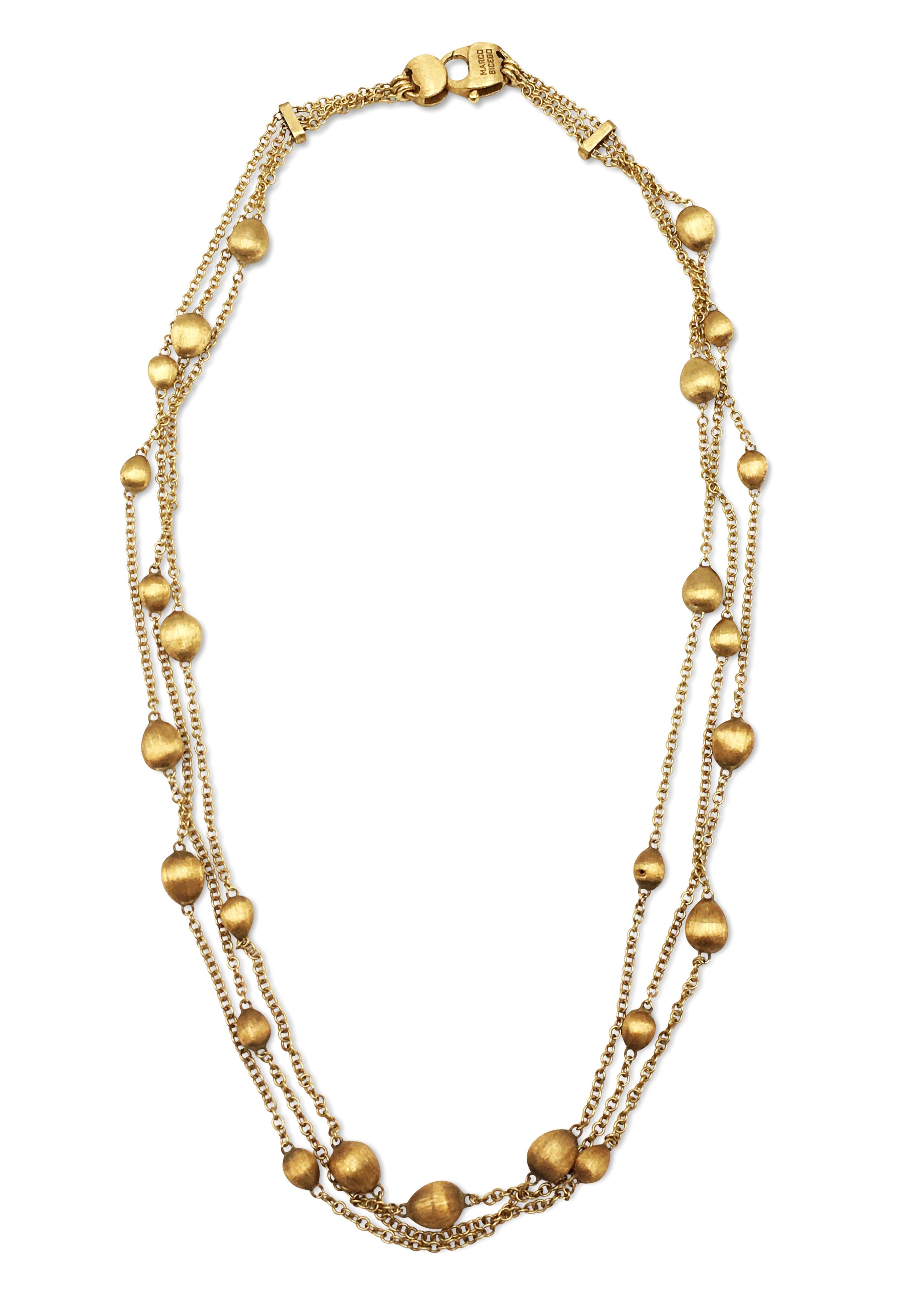 Marco Bicego Confetti Oro 18 Karat Gold Necklace at 1stDibs | marco ...
