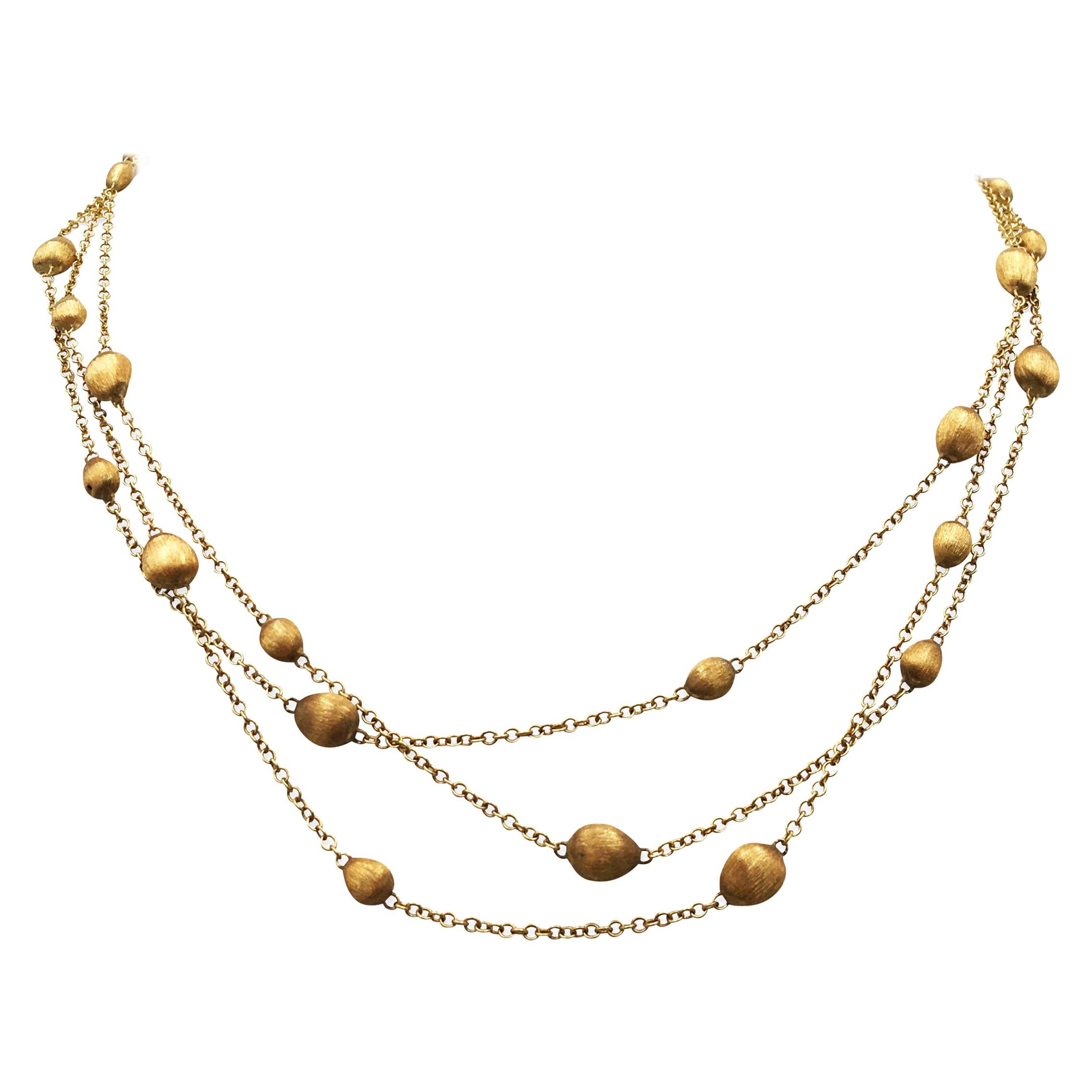 Marco Bicego Confetti Oro 18 Karat Gold Necklace