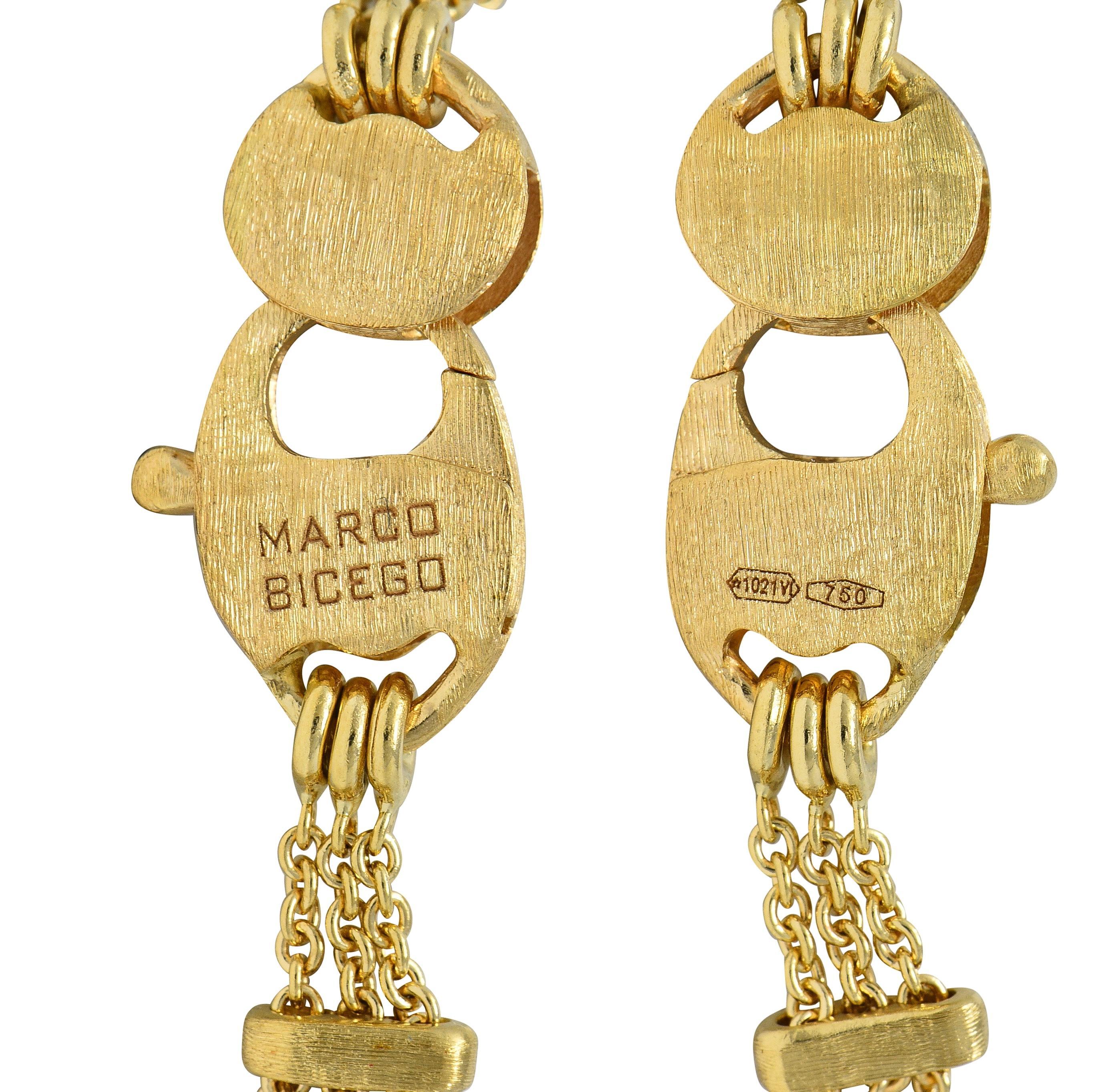Marco Bicego Contemporary Multi-Gem 18K Gold Paradise Multi-Strand Necklace en vente 2