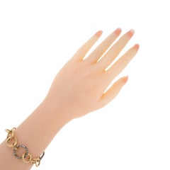 Marco Bicego Bracelet à maillons en or jaune et cristal