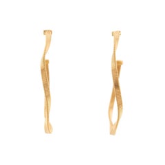 MARCO BICEGO Estate 18k Italian Marrakech Hoop Earrings