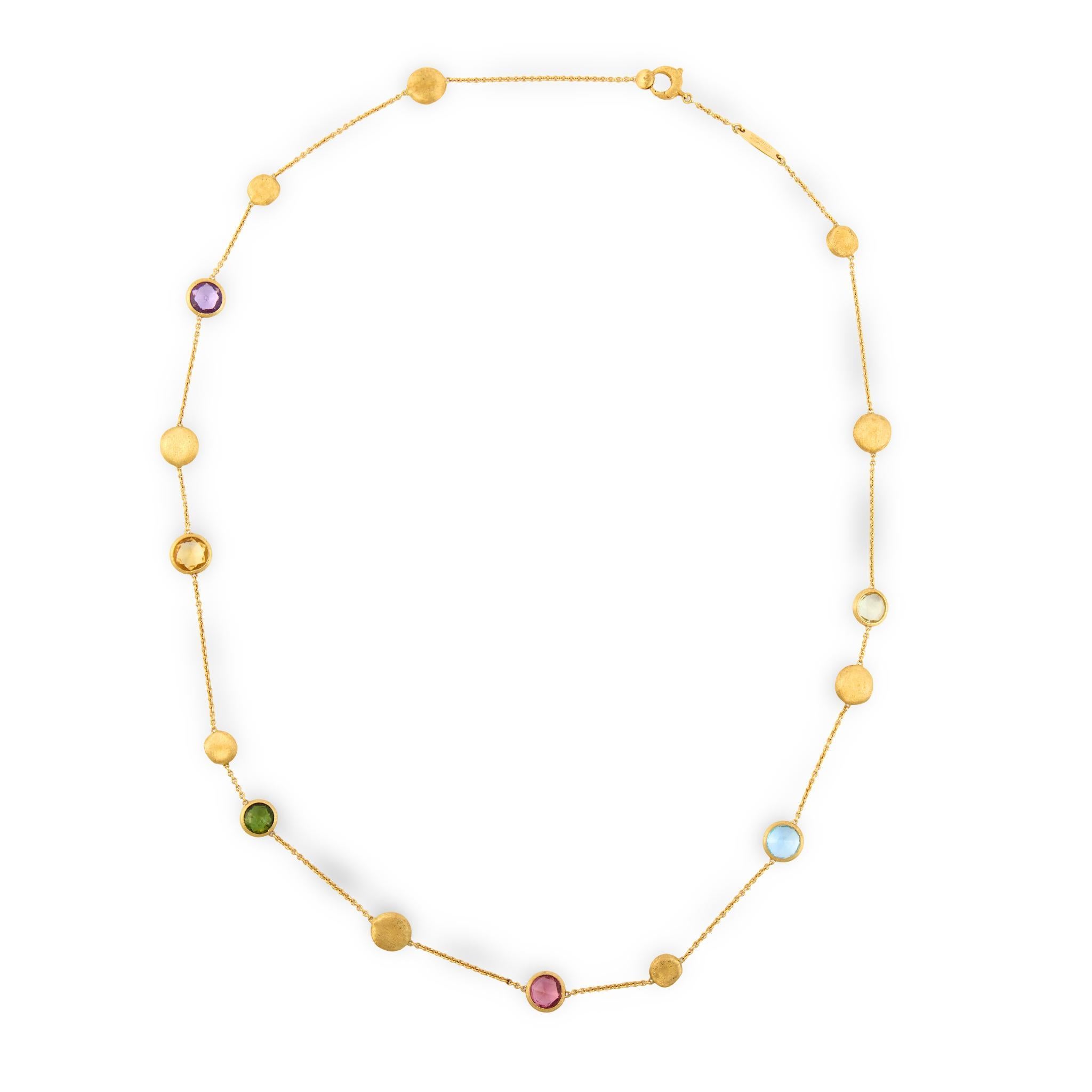 Collar Jaipur de oro amarillo de 18 quilates con gemas Marco Bicego en venta 2