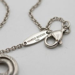 Marco Bicego Goa Collection Diamond White Gold Necklace and Earrings Set