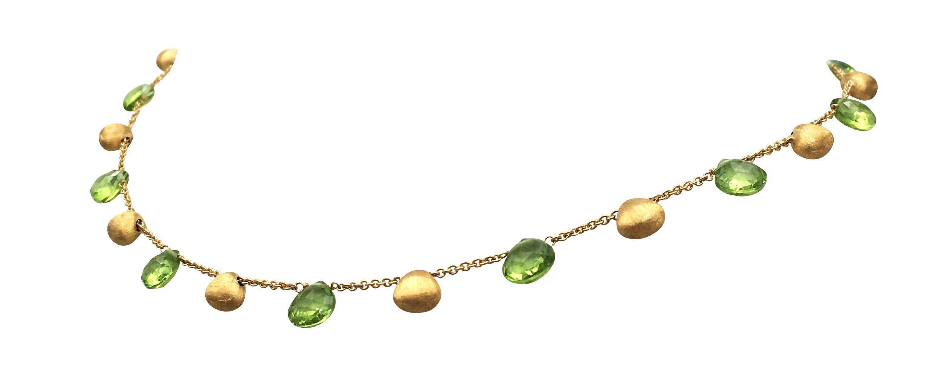 Marco Bicego Gold and Peridot Paradise Necklace 1