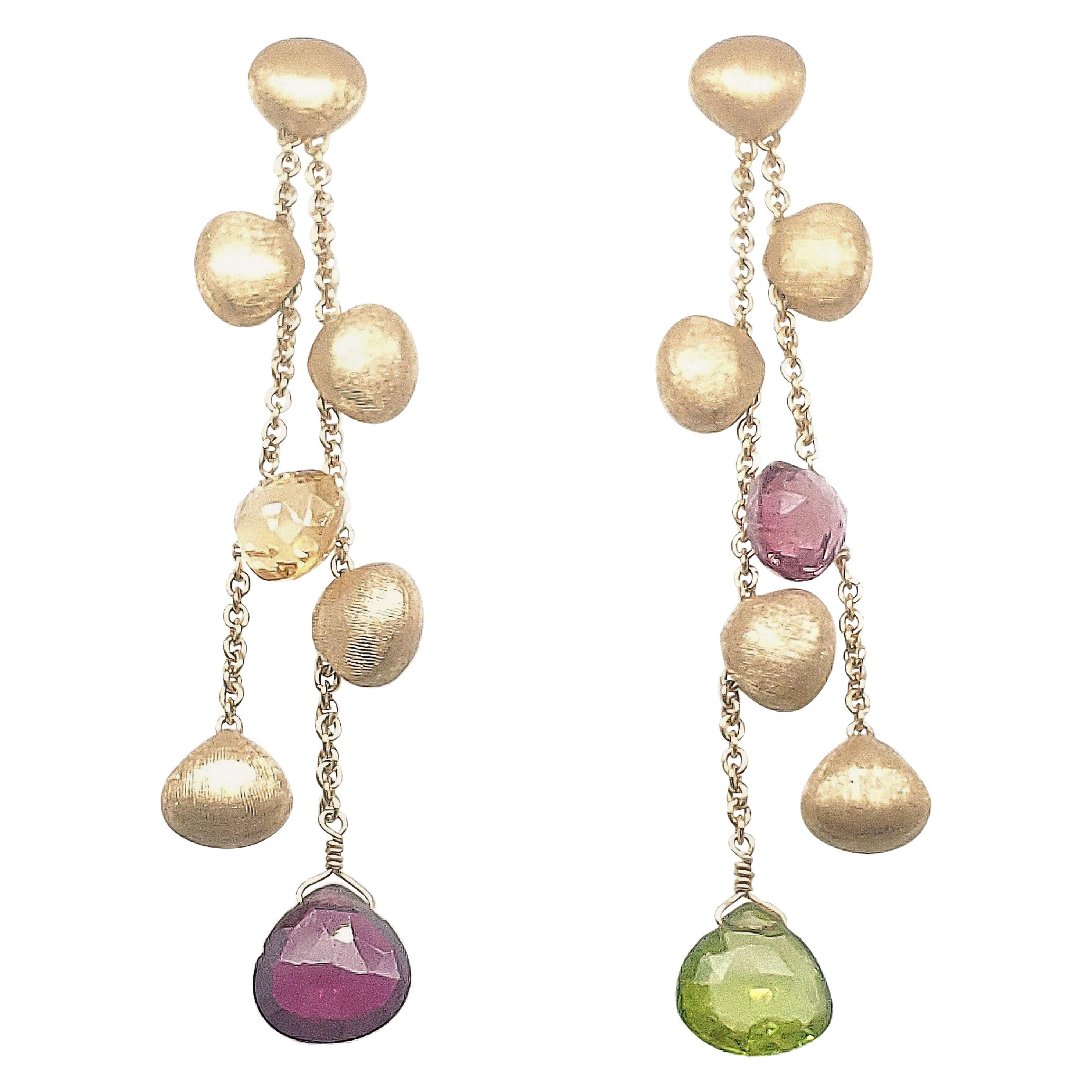 Marco Bicego Gold Gemstone Earrings