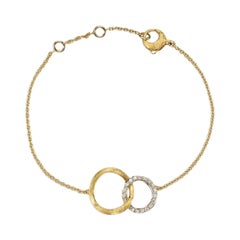 Marco Bicego Bracciale Jaipur in oro giallo 18 carati e diamanti BB1674 B YW Q6