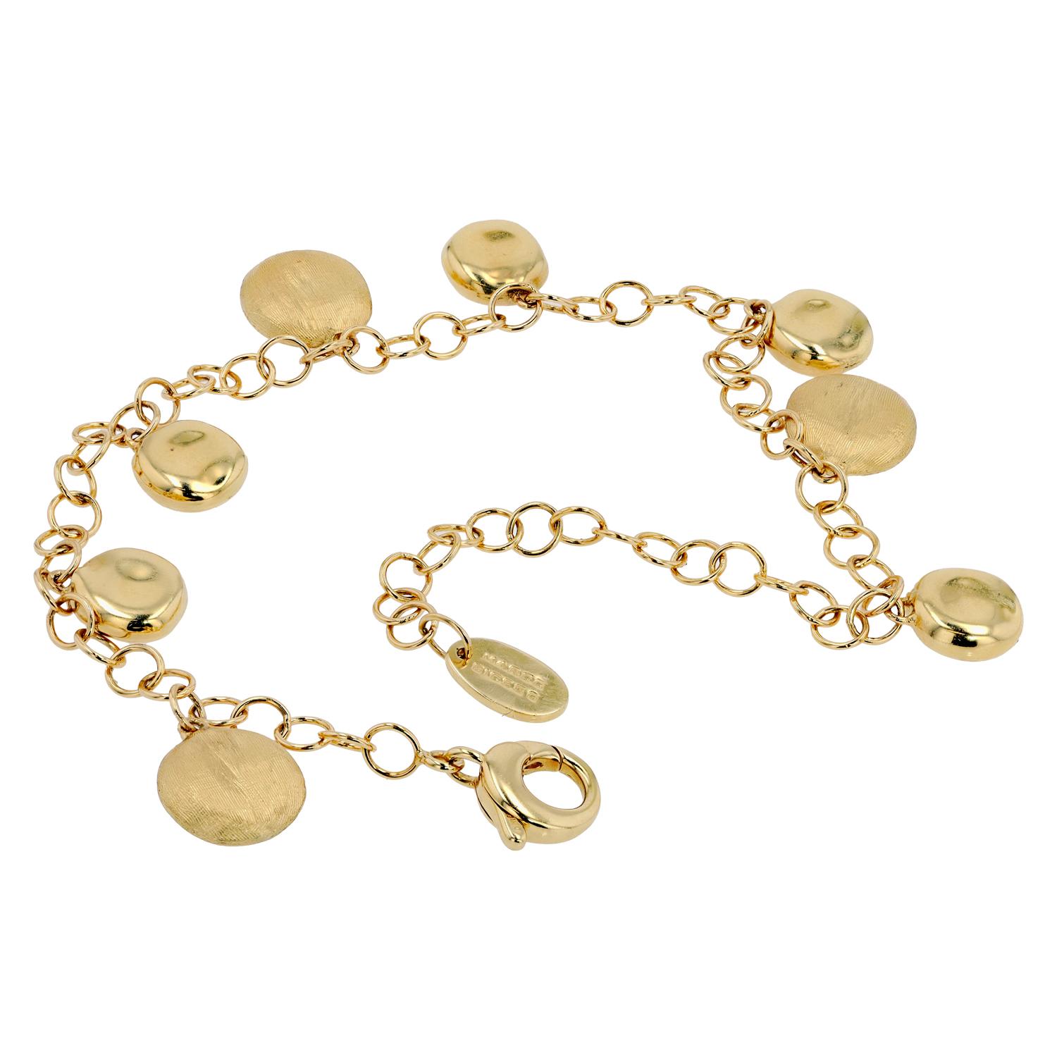 Contemporaneo Marco Bicego Jaipur Bracciale Charm in oro 18k Design/One in pensione in vendita