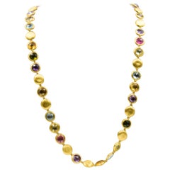 Marco Bicego Jaipur - 18K Gold & Mixed Gemstones Necklace - CB1562 MIX01 Y 02