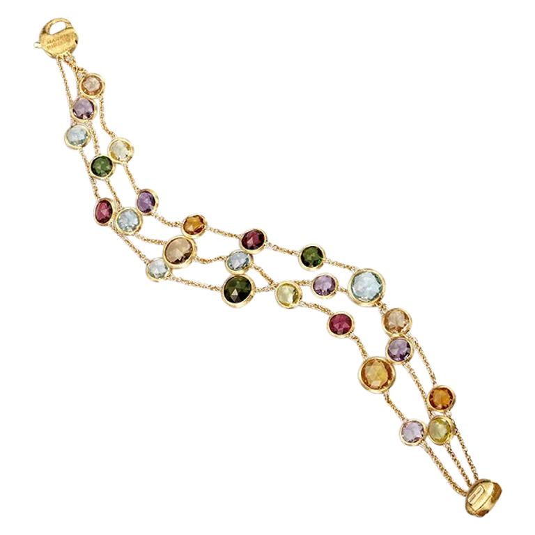 Marco Bicego Jaipur 3-Strand Gemstone Bracelet BB1306 MIX01 Y 02