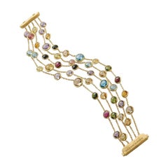 Marco Bicego Jaipur 5 Strands Gemstone Bracelet BB1307-MIX01