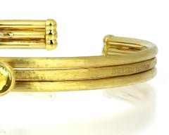 Marco Bicego Jaipur Bracelet in 18 Carat Yellow Gold with Multi Gems Amethyst