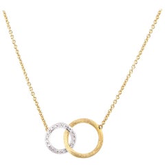 Marco Bicego Jaipur Link Yellow Gold and Diamond Ladies Necklace CB1674B