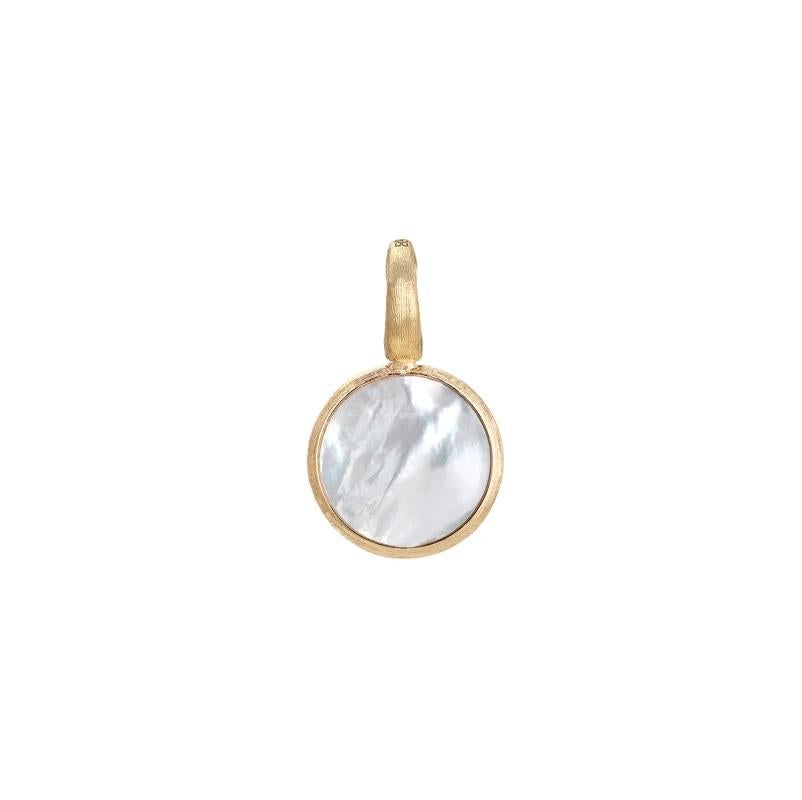 Round Cut Marco Bicego Jaipur Mother of Pearl Small Stackable Pendent PB1MPW