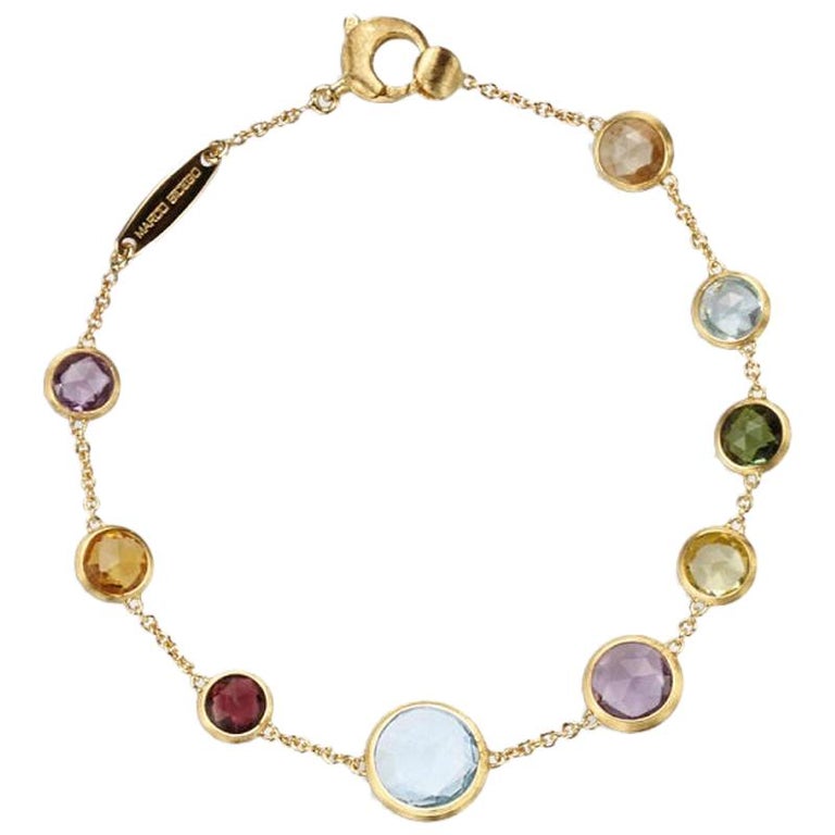 Marco Bicego Jaipur Single Strand Mixed Gemstones Bracelet BB1304 MIX01 ...