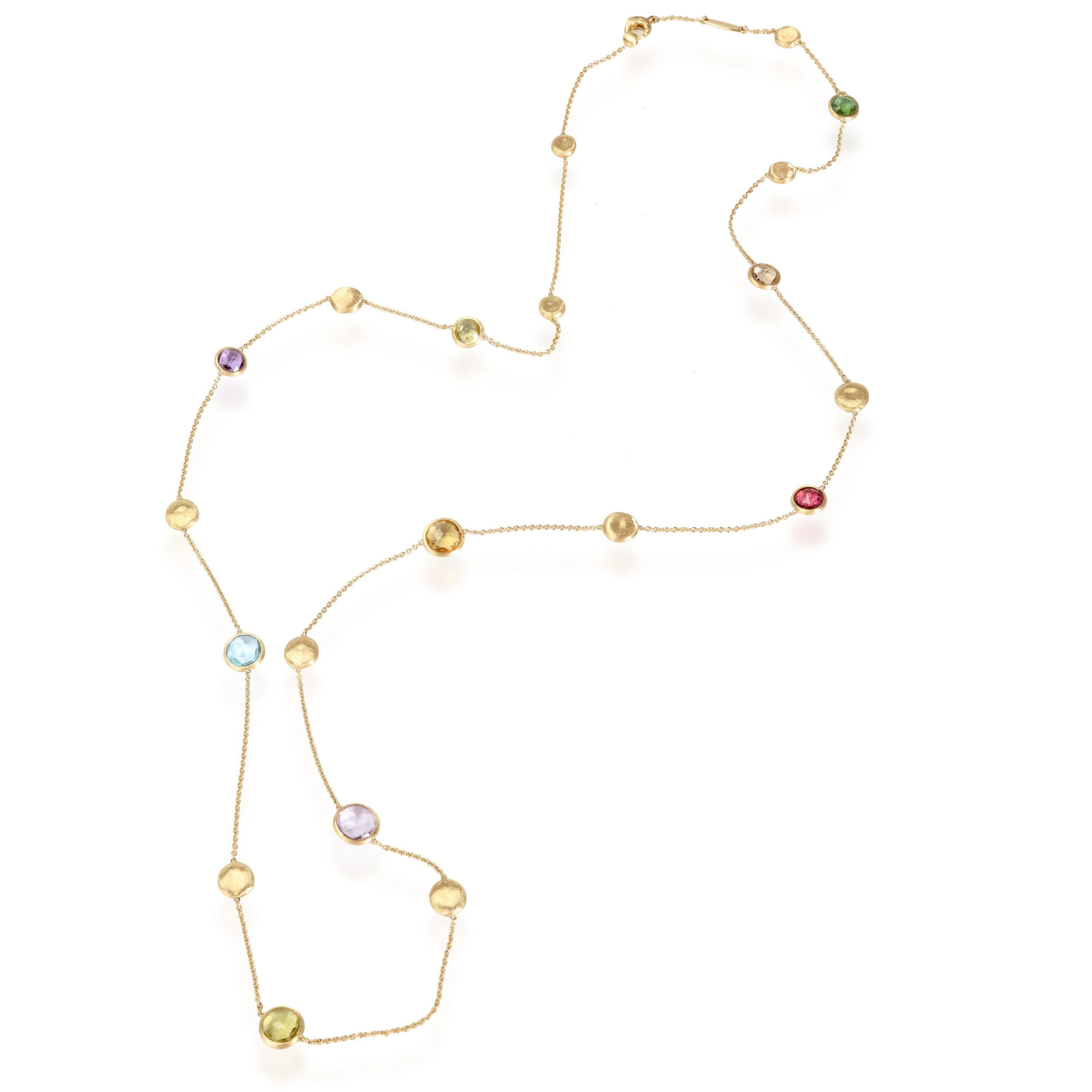 Marco Bicego Jaipur Station Necklace in 18k Yellow Gold











