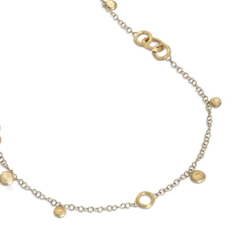 Marco Bicego® Jaipur Collection 18K Yellow Gold Charm Long Necklace
Length 29.5 inches 
CB2613
