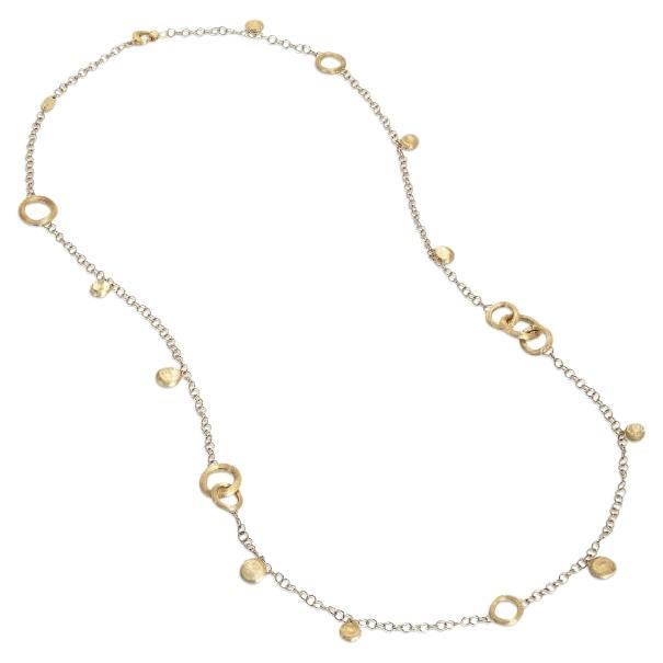 Marco Bicego Jaipur Gelbgold Charme lange Halskette CB2613