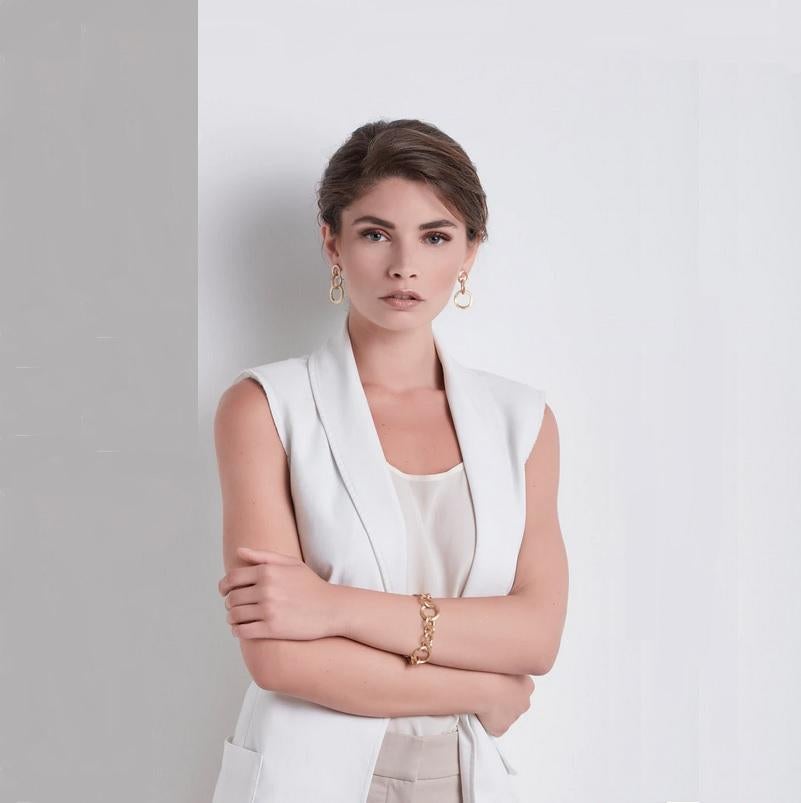 Marco Bicego® Jaipur Kollektion 18K Gelbgold Armband mit kleiner Stärke
Länge 8 Zoll 
BB1349
