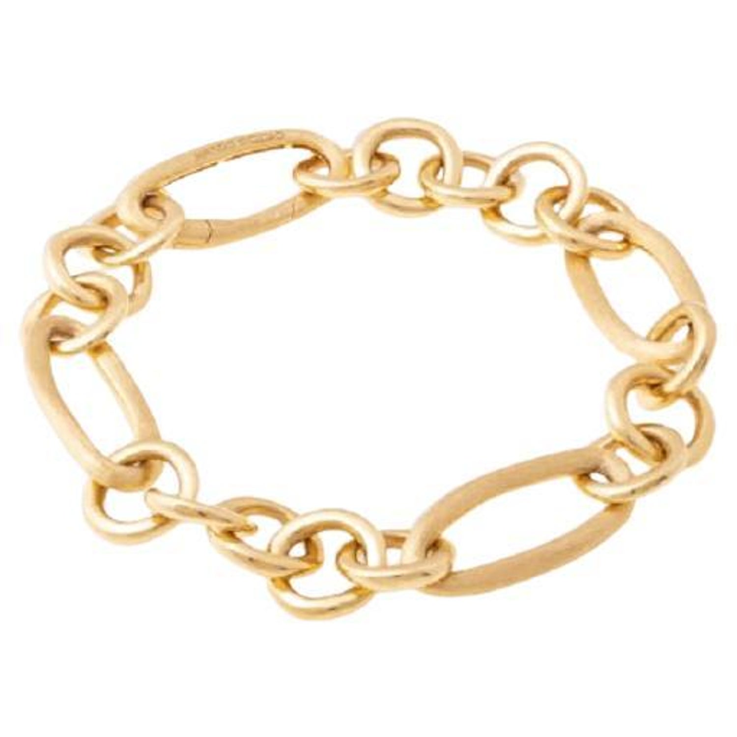 Marco Bicego Jaipur Yellow Gold Mixed Link Bracelet BB2670 Y For Sale at  1stDibs