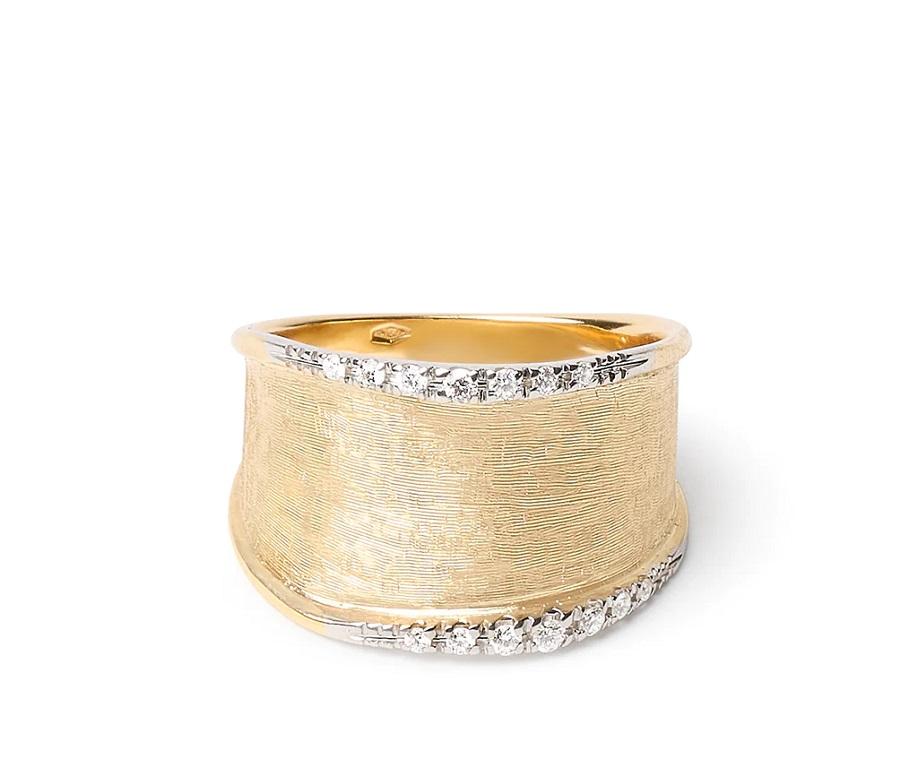 Marco Bicego Lunaria 18K Gelbgold & 0,14CT Diamantring AB550B im Zustand „Neu“ im Angebot in Wilmington, DE