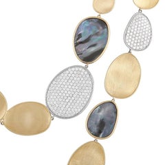 Marco Bicego Lunaria 18K Yellow Gold 8.00 Ct Diamond Necklace