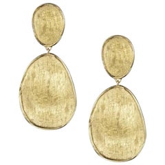 Marco Bicego Lunaria Gold Small Double Drop Earrings OB1348