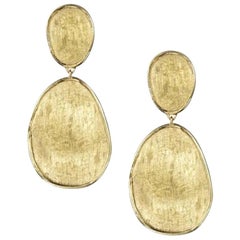 Marco Bicego Lunaria Gold Small Double Drop Earrings OB1348