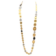 Marco Bicego 'Lunaria' Mother of Pearl and Diamond Sautoir Necklace