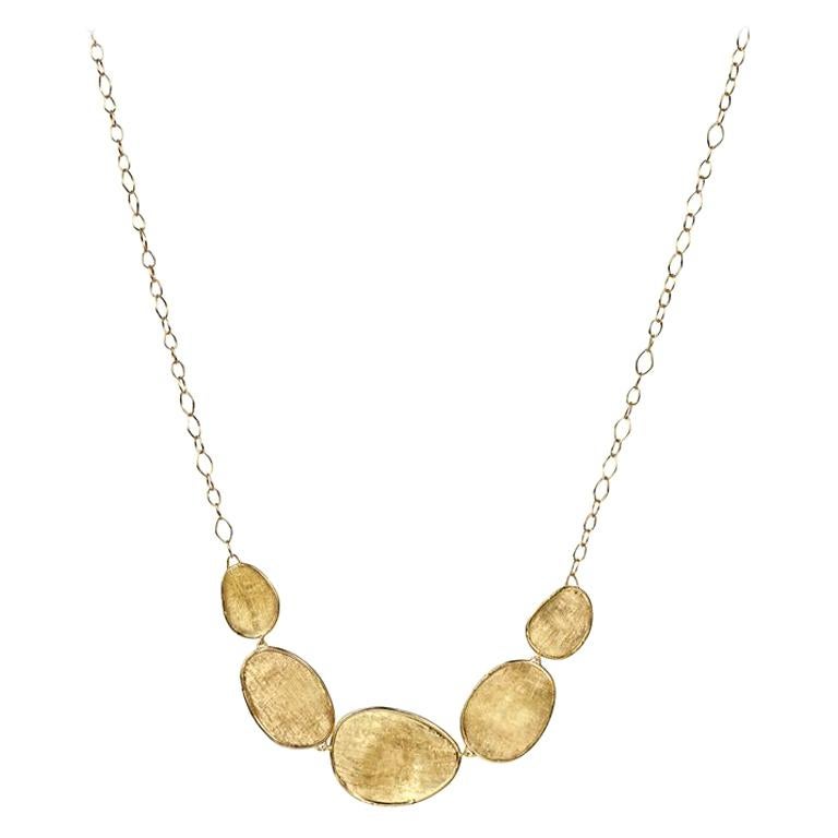 Marco Bicego Lunaria Yellow Gold Graduated Necklace CB1779 Y 02