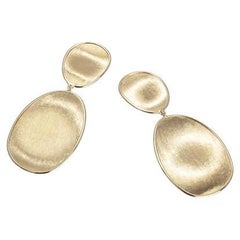 Marco Bicego Lunaria Yellow Gold Small Double Drop Earrings OB1345