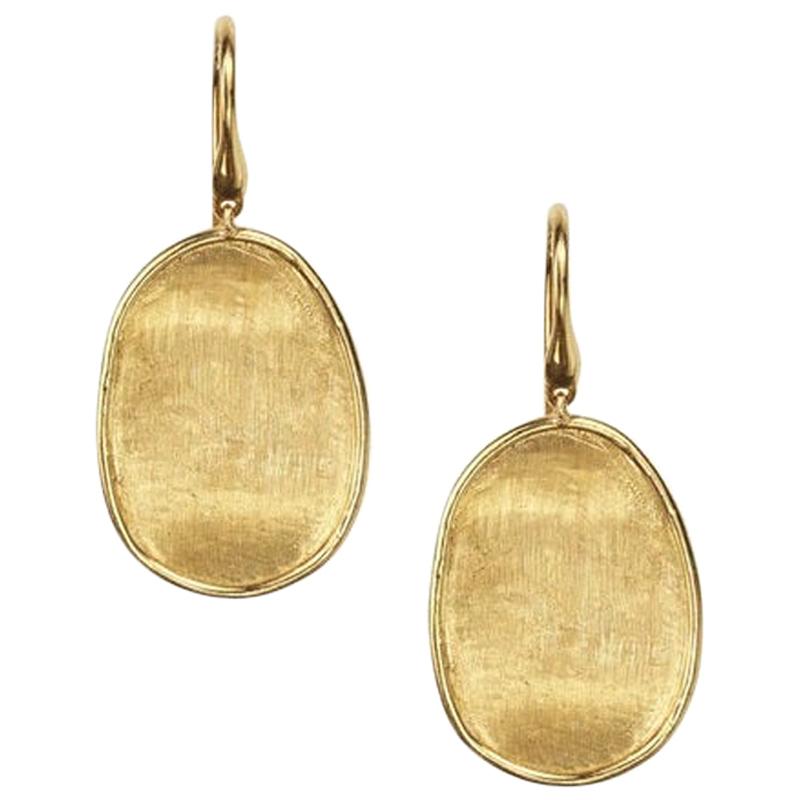 Marco Bicego Lunaria Yellow Gold Small French Wire Earrings OB1342A