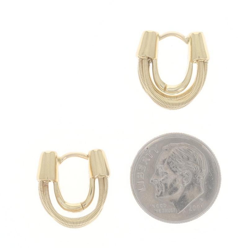 Women's Marco Bicego Madagascar Huggie Hoop Earrings - Yellow Gold 18k Pierced