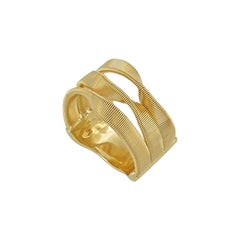 Marco Bicego Marrakech 18 Carat Yellow Gold 3-Strand Ring AG328 Y