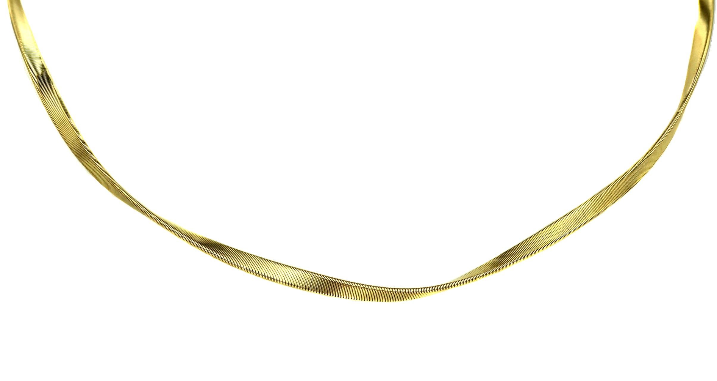 Marco Bicego, Marrakech Collection 18K Yellow Gold Single Strand Necklace In Excellent Condition In London, GB