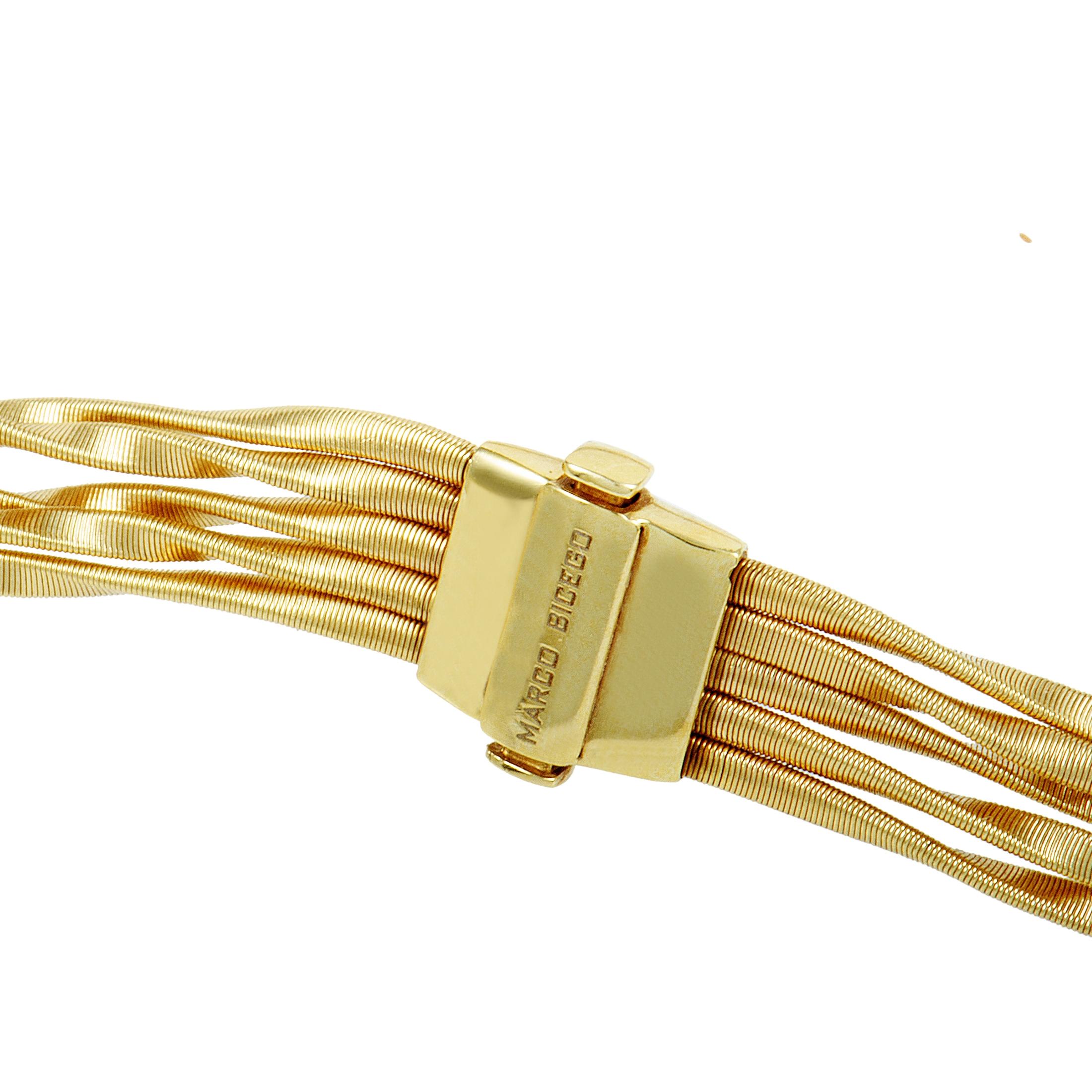 Women's MarCo Bicego Marrakech Diamond Yellow and White Gold Strand Necklace