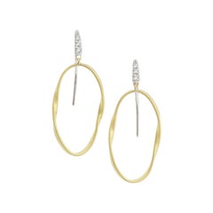 Marco Bicego Marrakech Yellow Gold Ladies Diamond Earring OG368AB