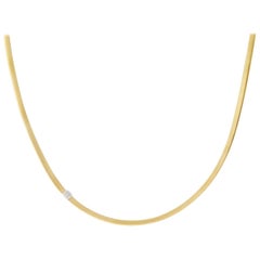 Marco Bicego Masai Single Station Diamond Necklace in Yellow Gold # CG731 B YW